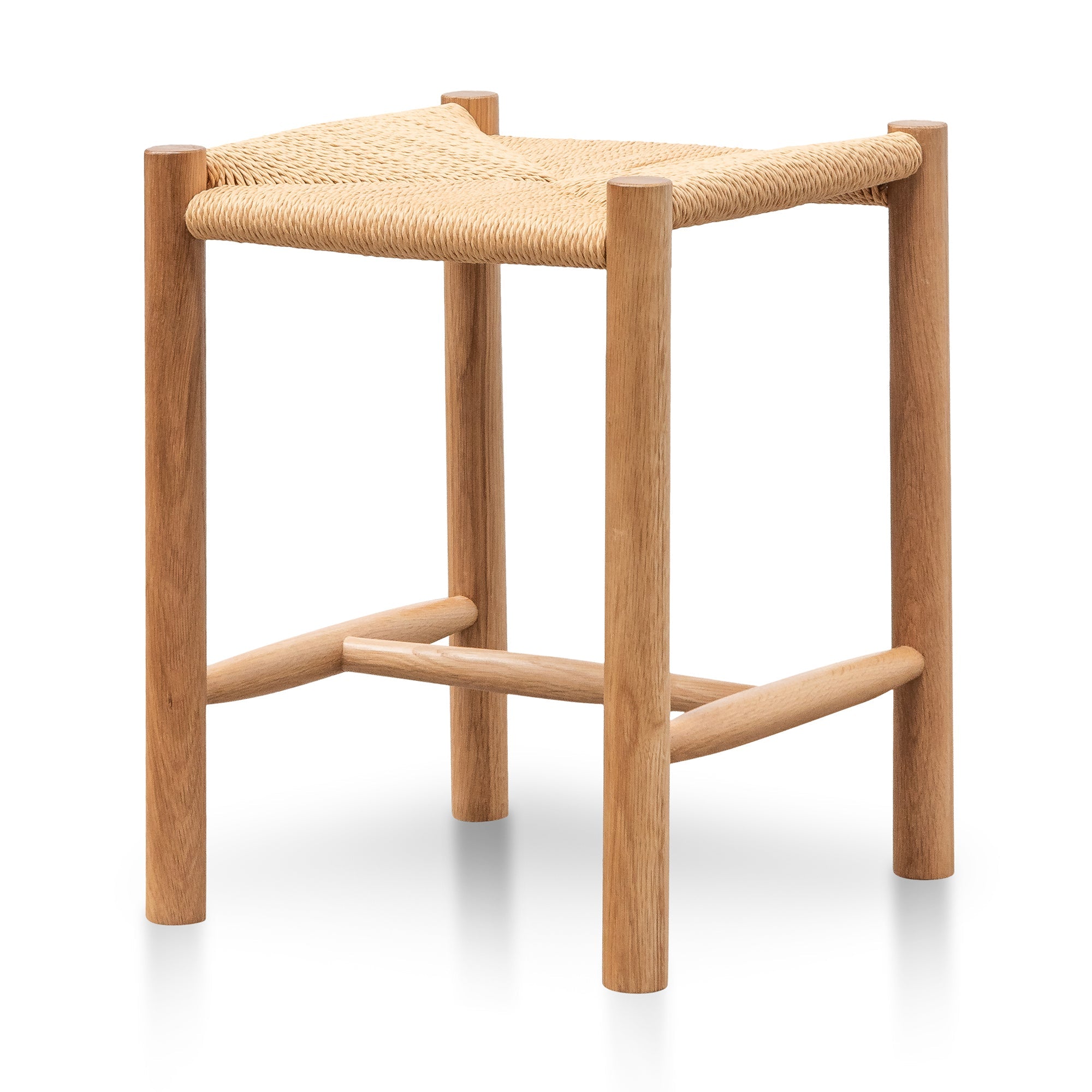 Erika Oak Low Stool - Natural