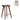 Mill Wooden Bar Stool (Set of 2)