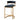 Adela Indigo Velvet Bar Stool - Golden Base