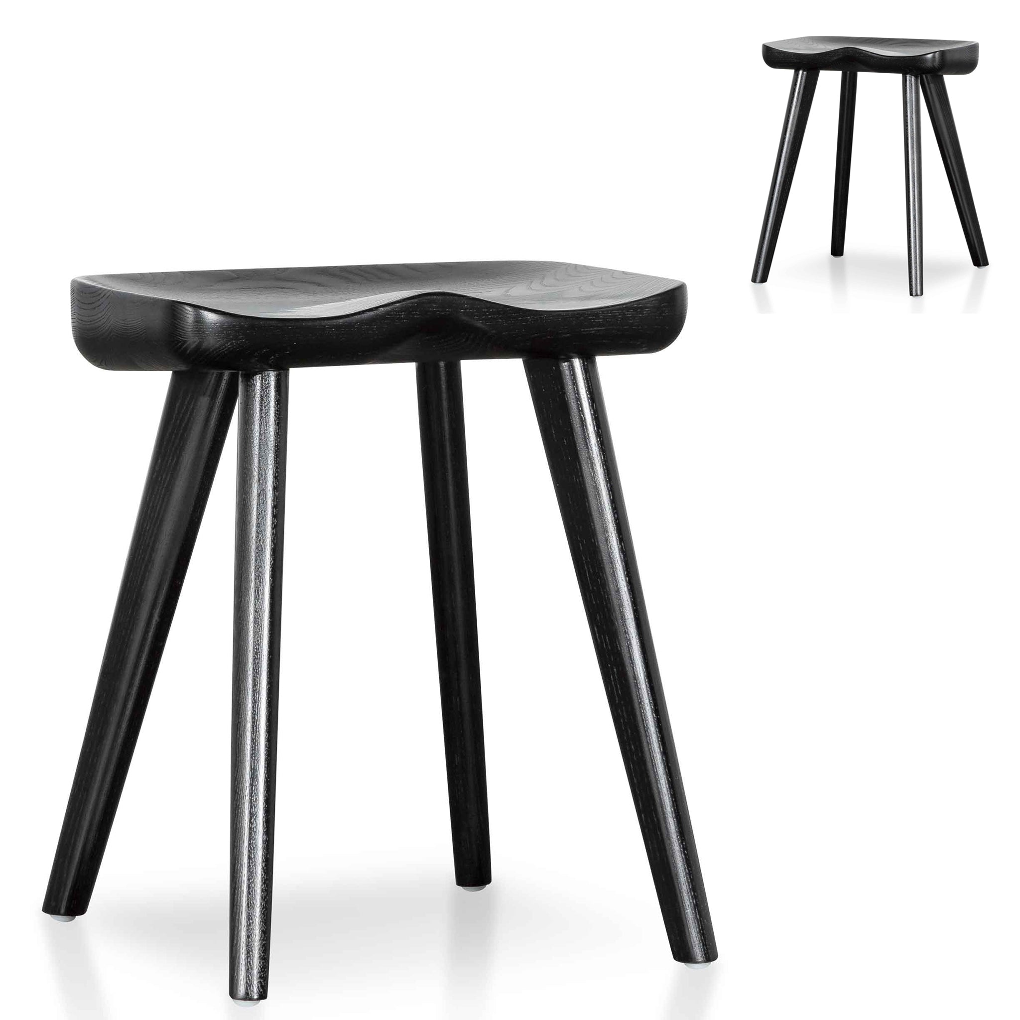 Moxie 45cm Barstool - Black (Set of 2)