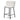 Flossie 65cm Fabric Bar Stool - Cloud Fur (Set of 2)