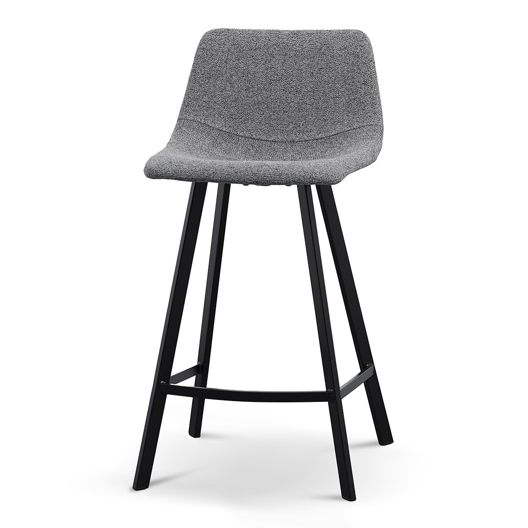 Duke 65cm Bar Stool - Spec Charcoal (Set of 2)