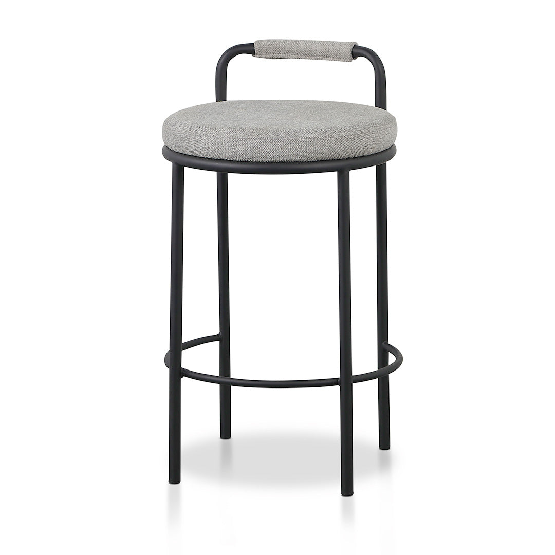 Karimi 65cm Bar Stool - Coastal Light Grey (Set of 2)