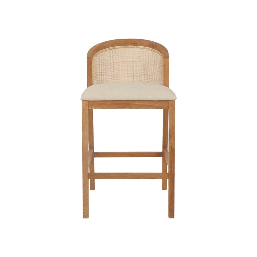 Margie Fabric Barstool - Dawn Beige