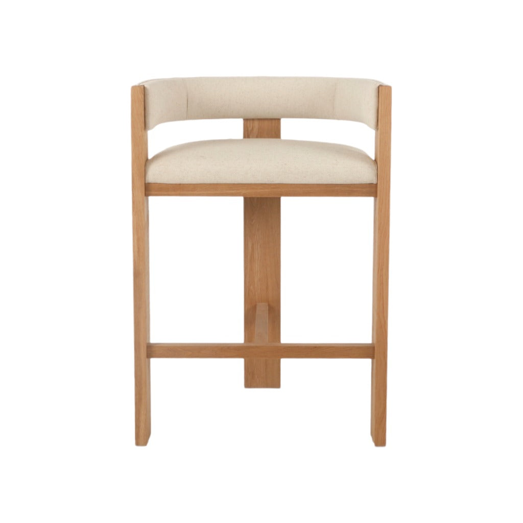Miles Natural Barstool - Dawn Beige