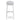 Connor 65cm Bar Stool - Full White