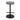 Jovan 68cm Matte Black Bar Stool - Graphite Grey Boucle