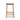 Cyprus 67cm Natural Bar Stool - Mocha Brown