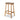 Cyprus 67cm Natural Bar Stool - Mocha Brown