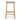 Cyprus 67cm Natural Bar Stool - Grey