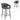 Albinus 65cm Bar Stool - Anthracite Grey Boucle (Set of 2)