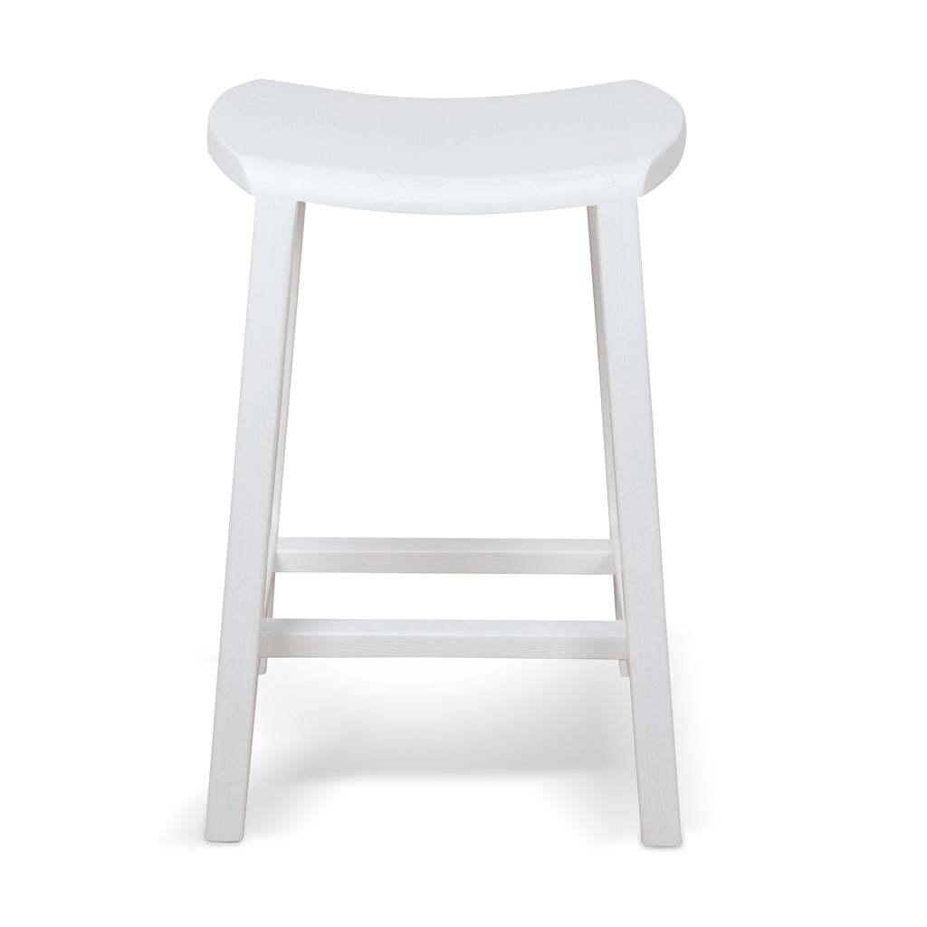 Judy 62cm Bar Stool - White