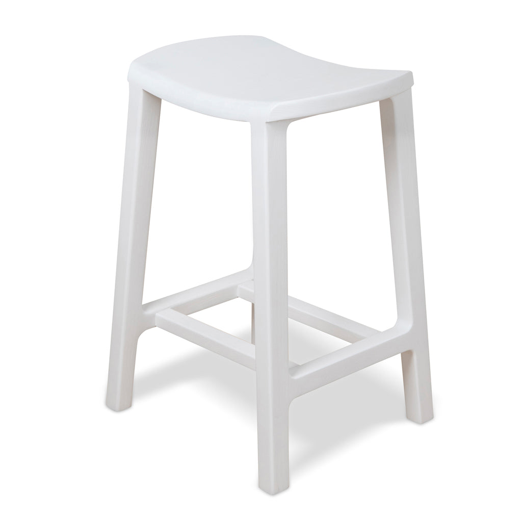 Judy 62cm Bar Stool - White