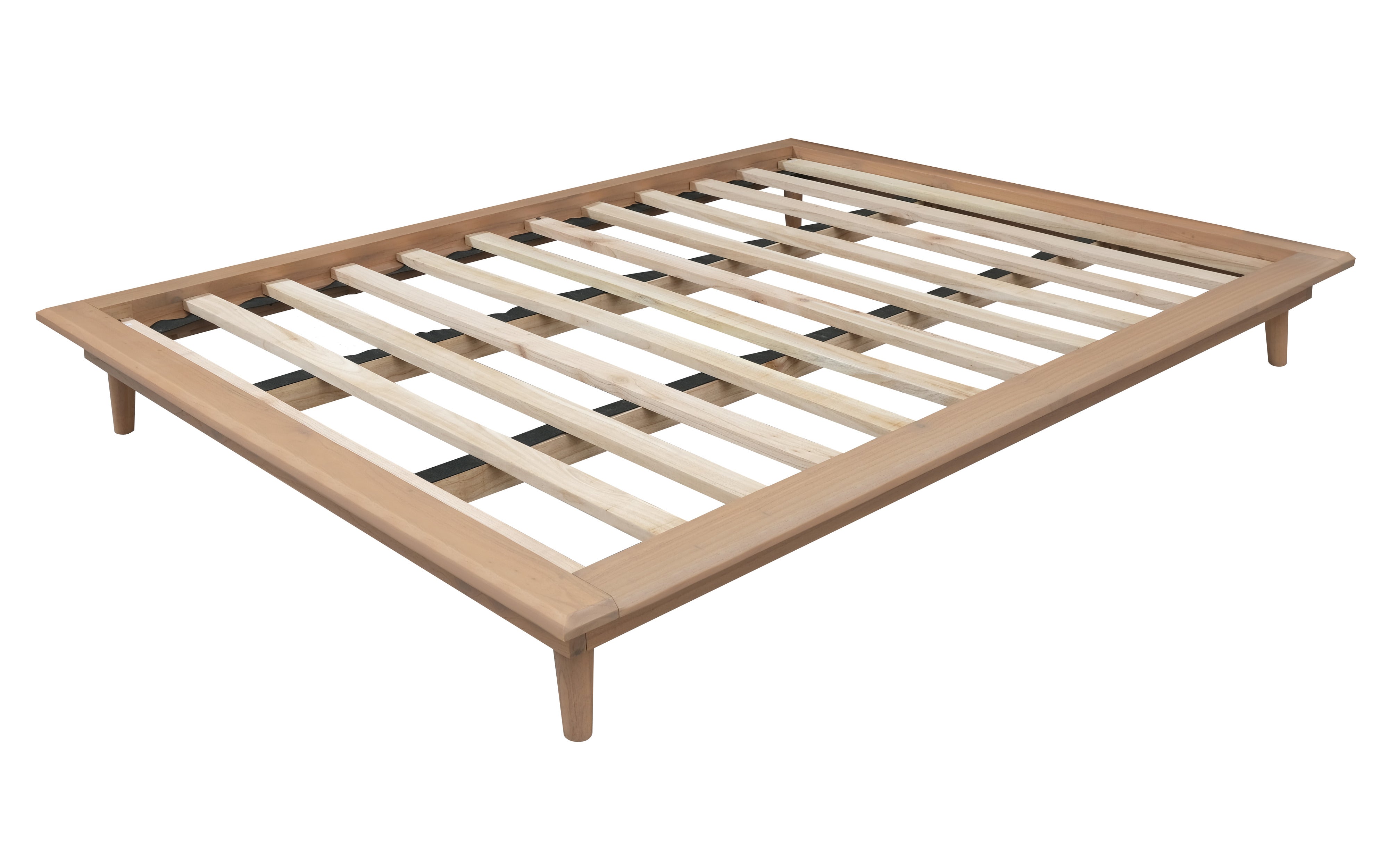 Gatsby Queen Size Platform Bed Base - Natural