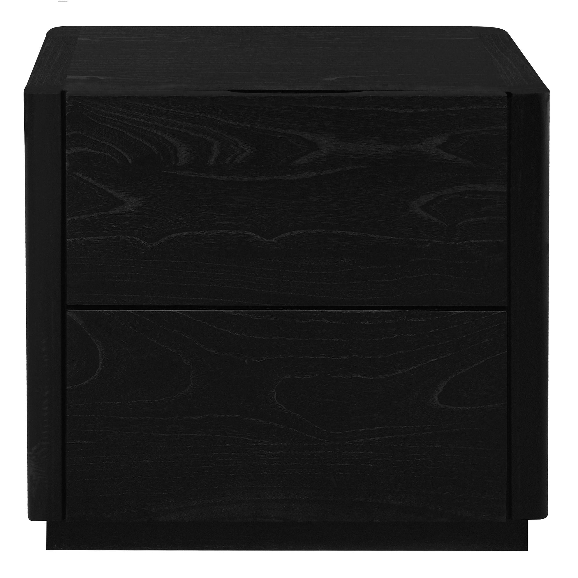 Gatsby 2-Drawer Bedside Table - Black