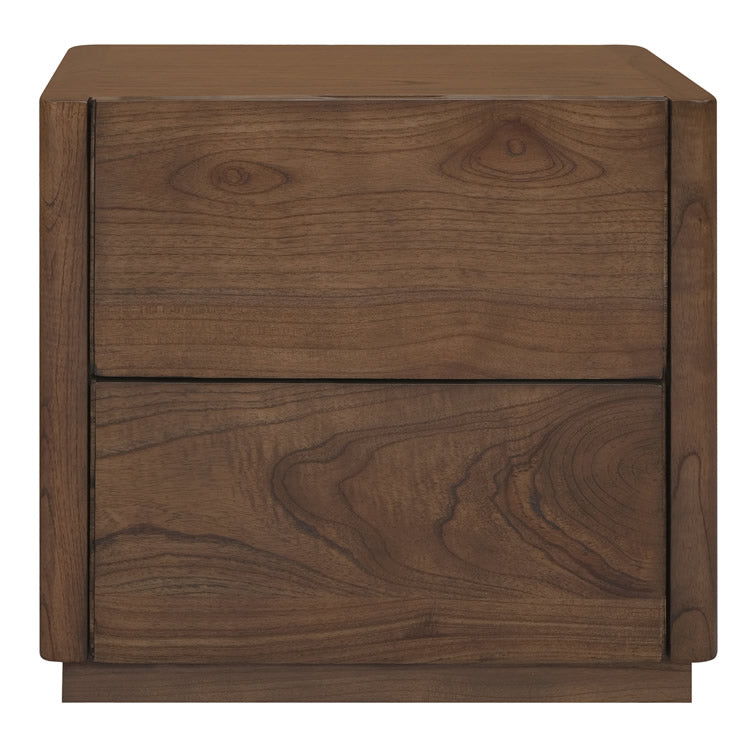 Gatsby 2-Drawer Bedside Table - Walnut