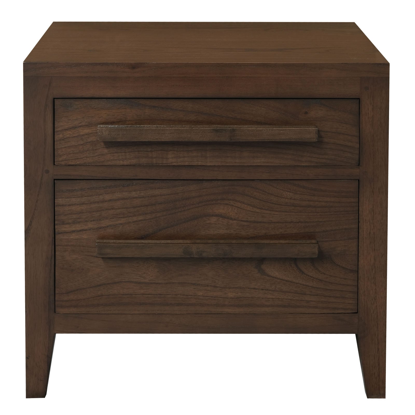 Dion 2 Drawer Bedside Table - Walnut