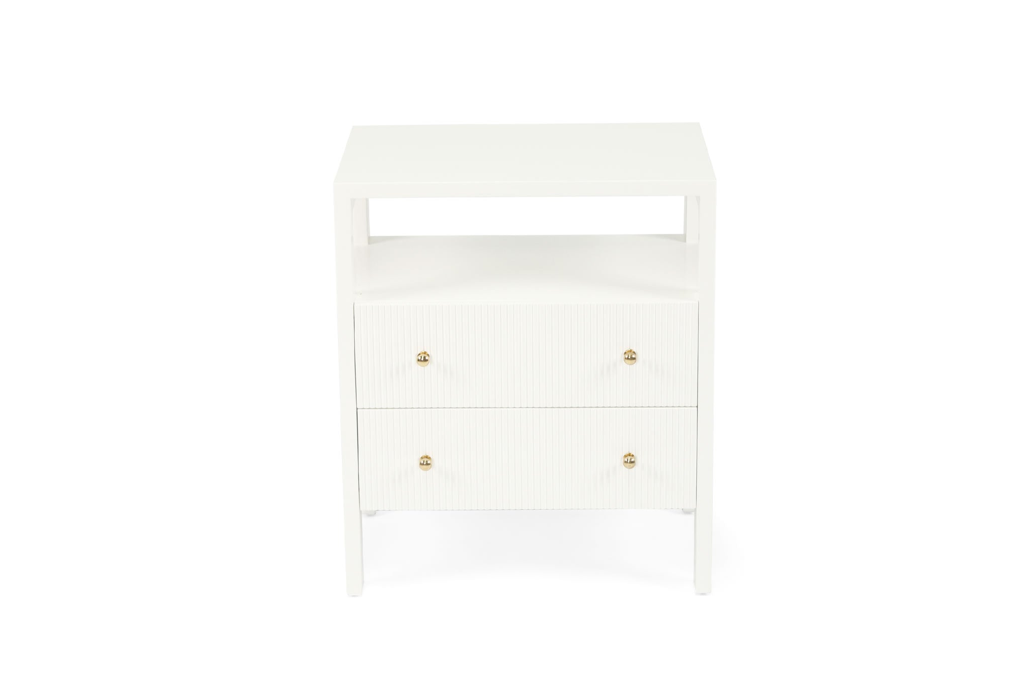 Audrey Bedside Table - White