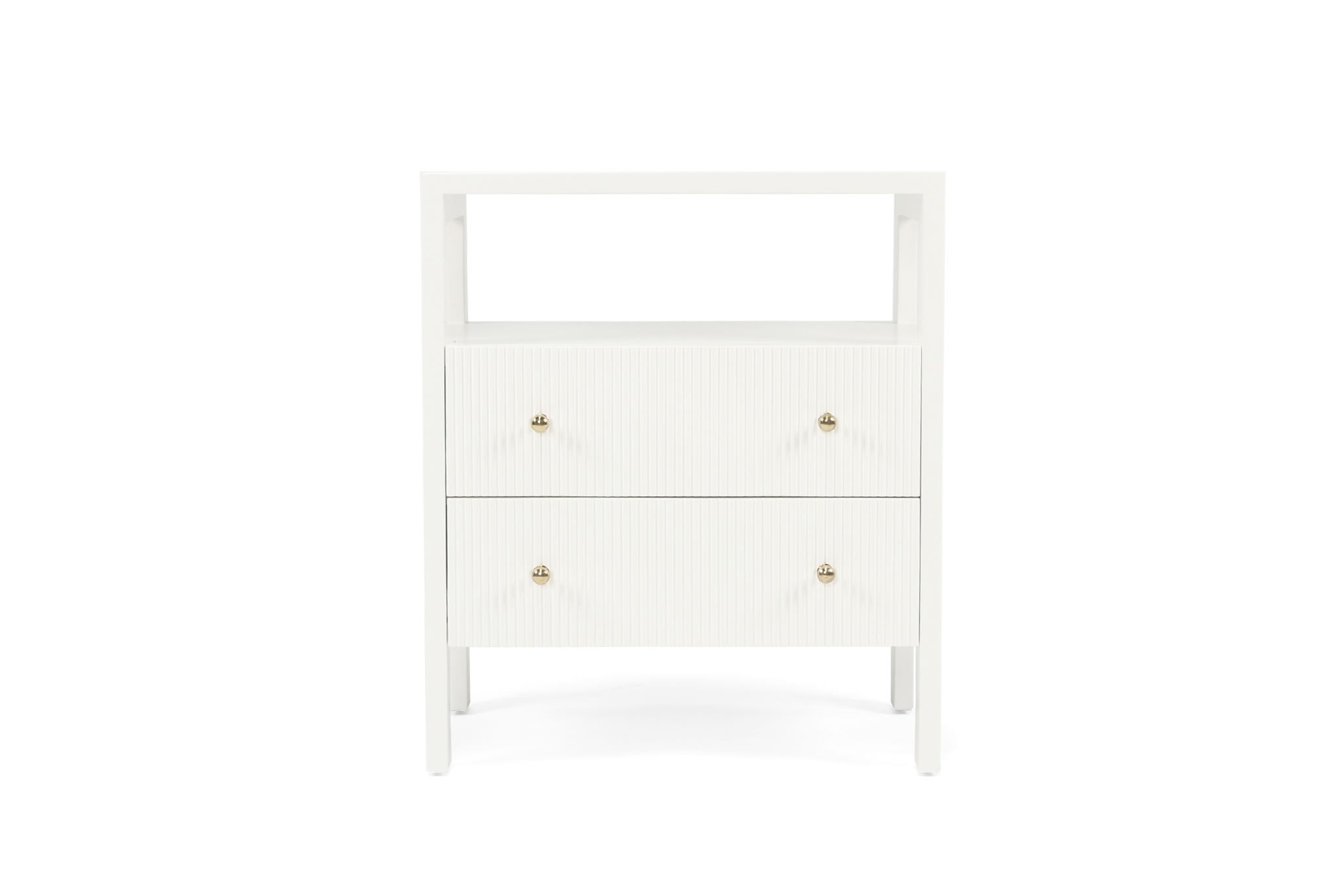 Audrey Bedside Table - White