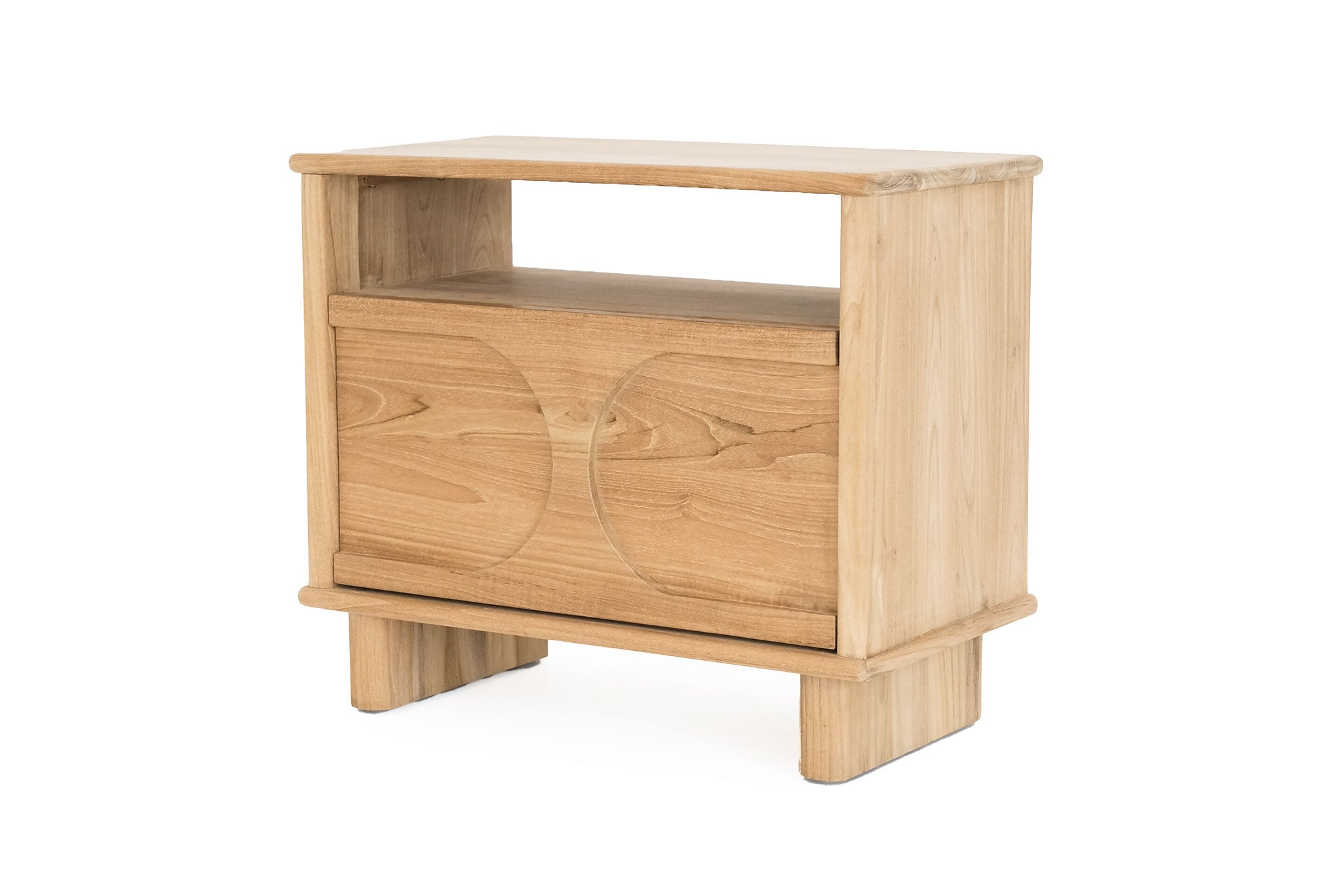 Bruno Bedside Table - Natural