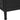 Hamilton Cane Bedside Table 57cm - 3 Drawer - Black