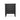 Hamilton Cane Bedside Table 57cm - 3 Drawer - Black