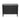 Hamilton Cane Bedside Table 91cm - 3 Drawer - Black