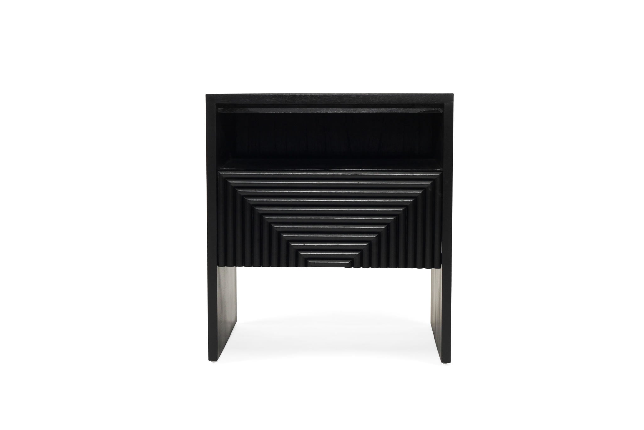 Hunter Bedside Table - Black