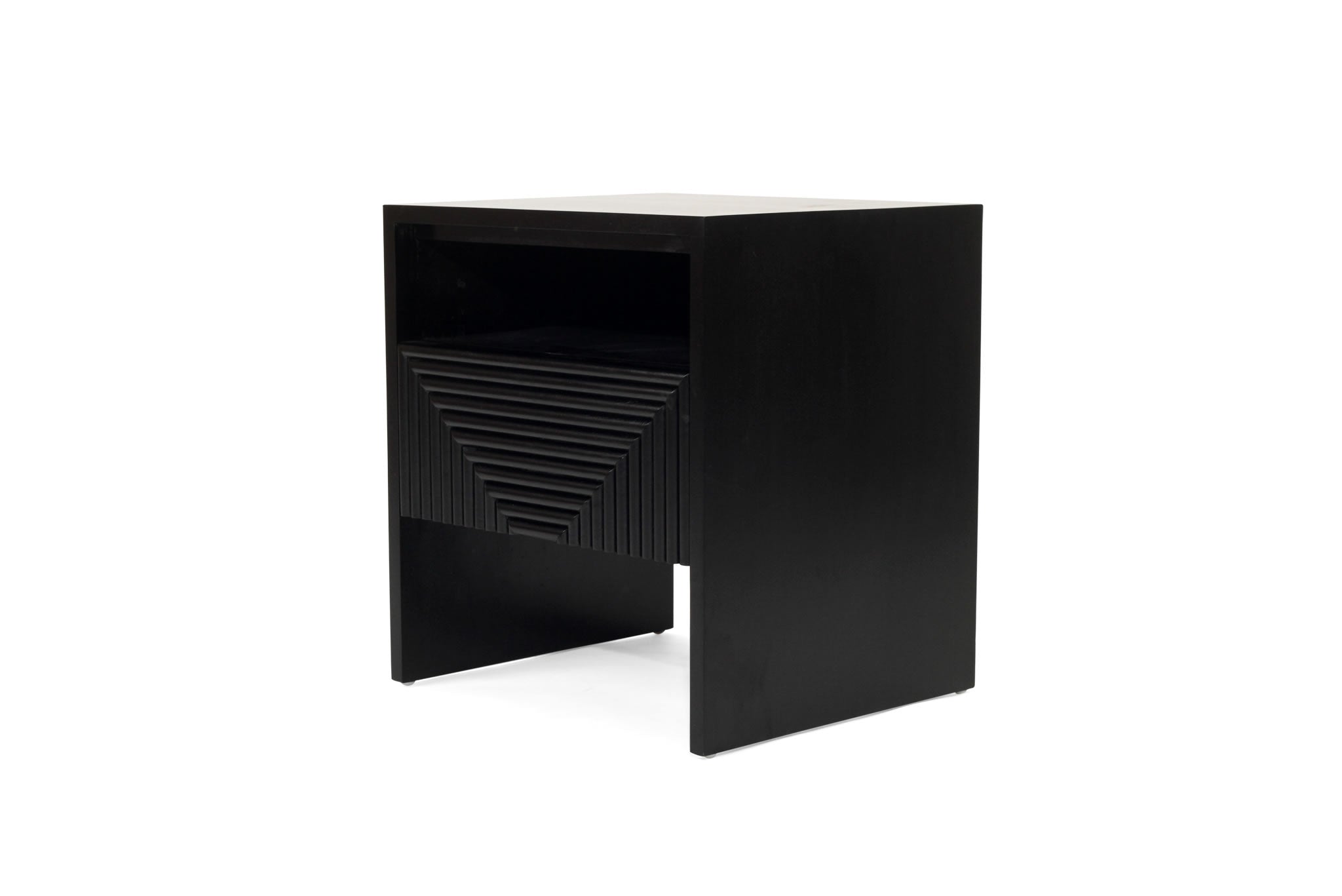 Hunter Bedside Table - Black