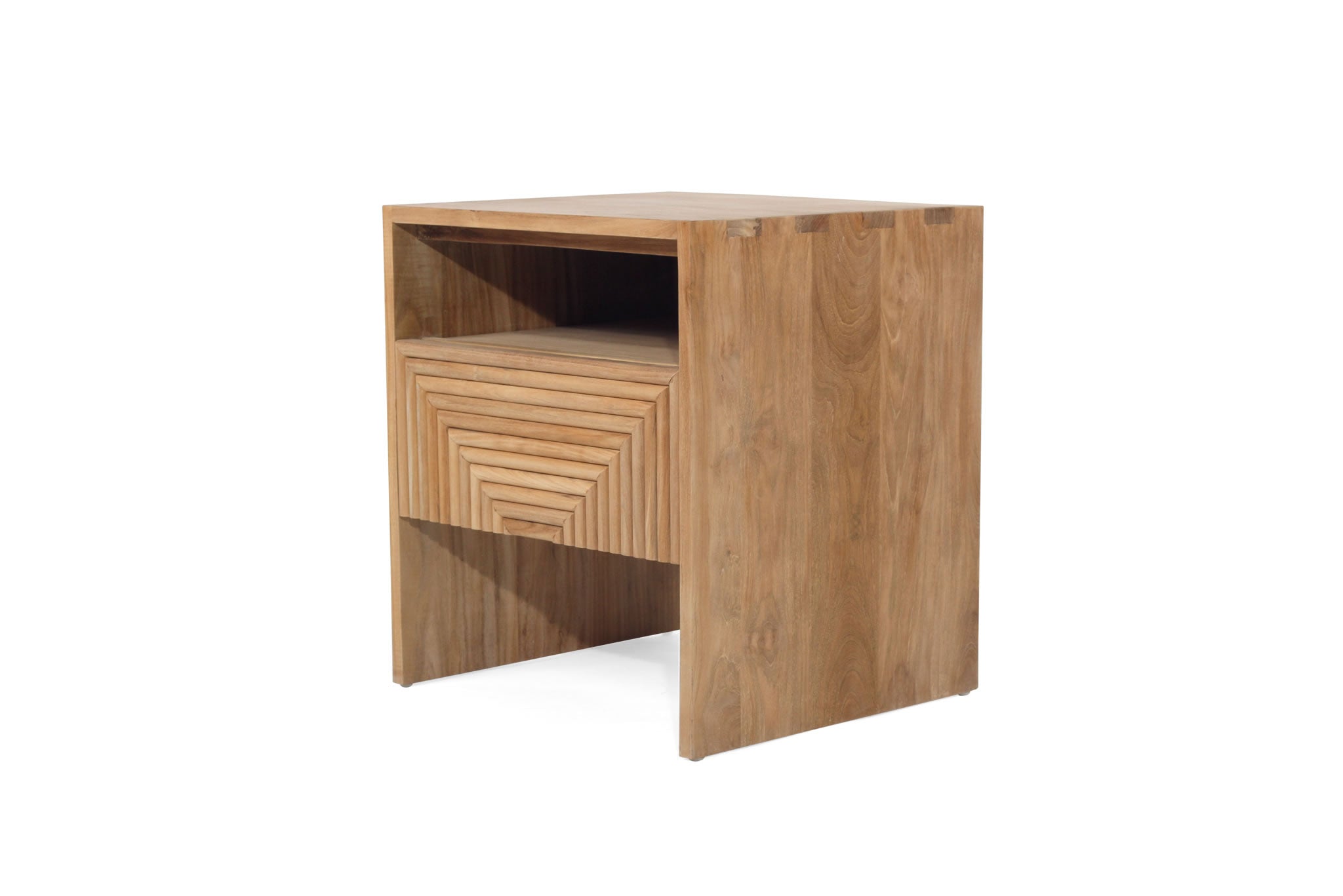 Hunter Bedside Table - Natural