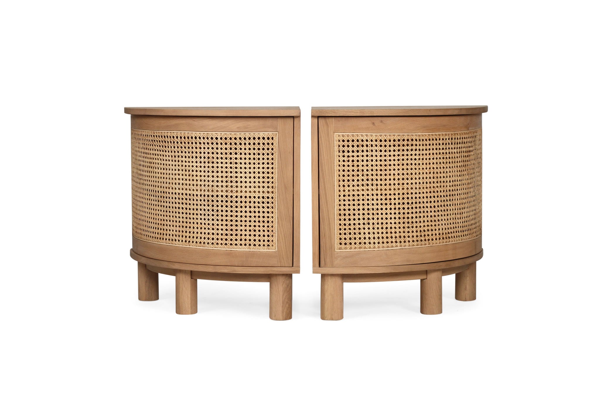 Iluka Bedside Tables - Left & Right Pair