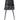 Fiorenza Dining Chair - Black Faux Leather/Black Powdercoated Leg