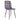 Fiorenza Dining Chair - Dark Grey Velvet/Black Powdercoated Leg