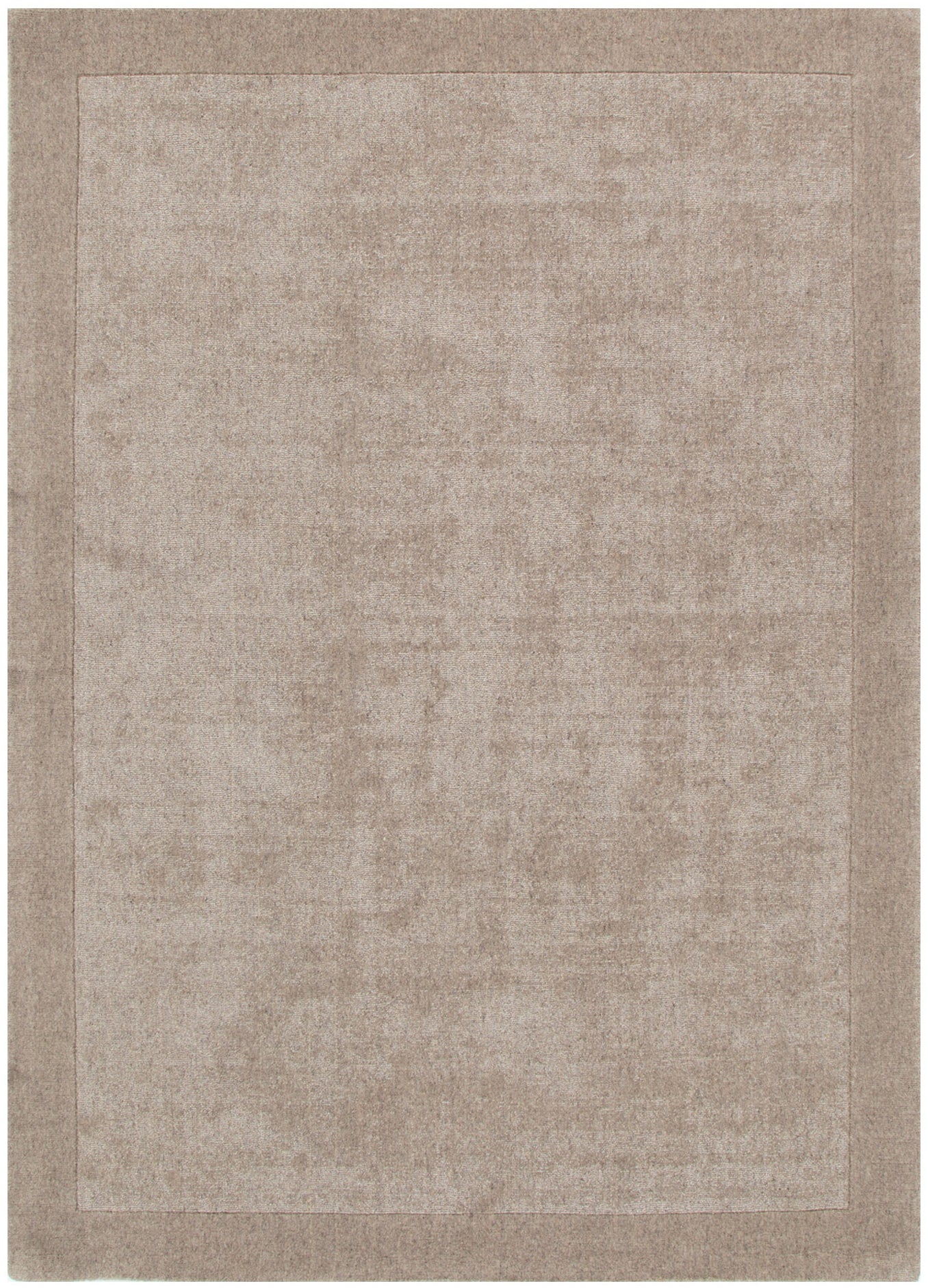 Seda Camel Border Wool Rug