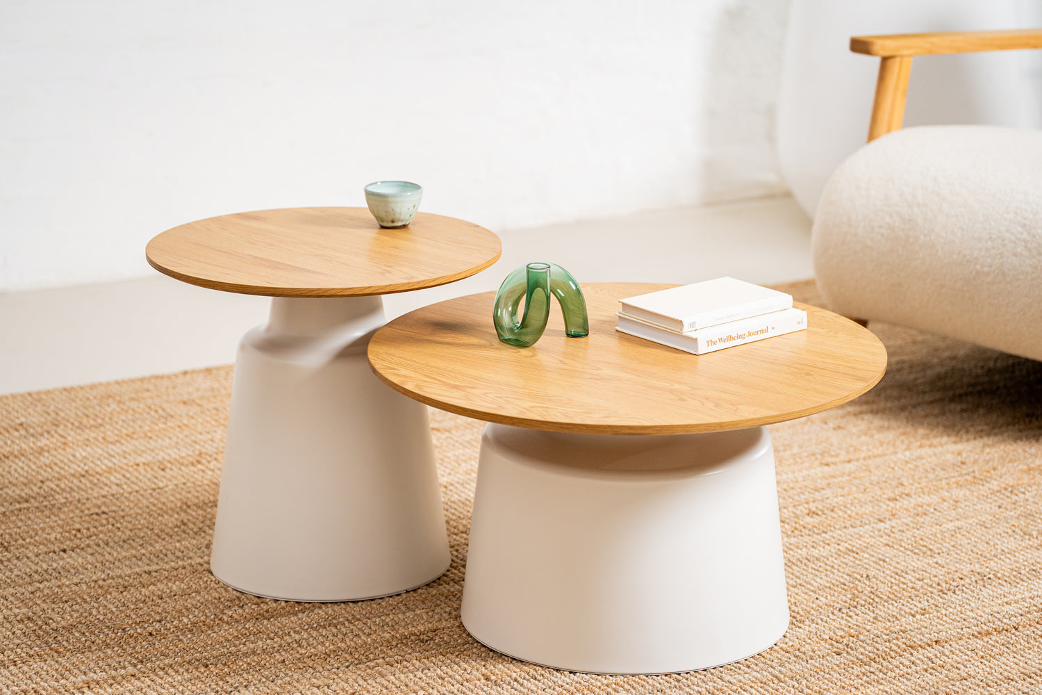 Coach Coffee Table Set - Oak