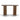 Roshan 1.3m Pill Shape Console Table - Caramel Oak
