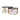 Wilma Nested Coffee Table - Peppercorn and Brass