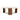 Larisa 100cm Travertine Coffee Table - Walnut