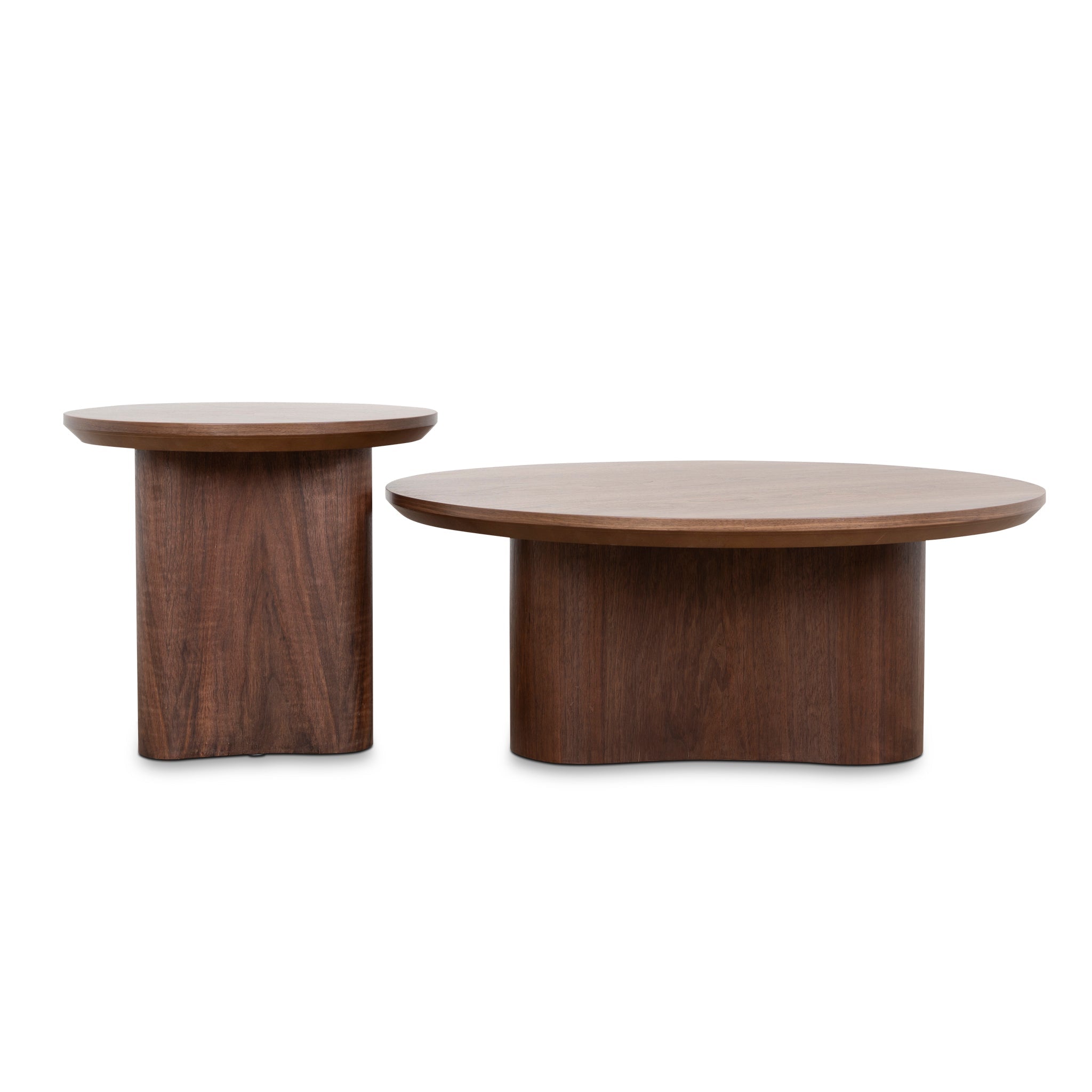 Valmora Nested Coffee Table - Light Walnut