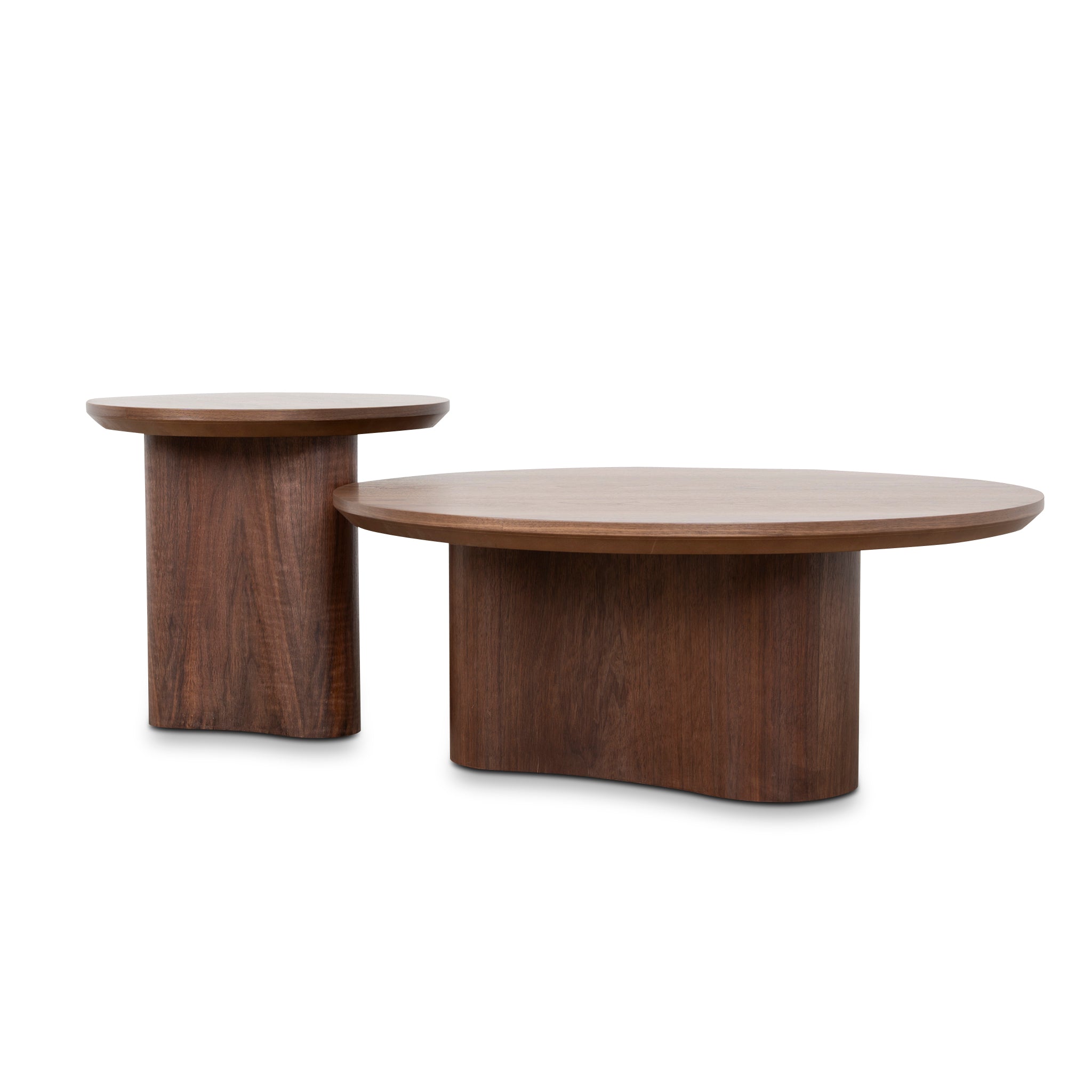 Valmora Nested Coffee Table - Light Walnut