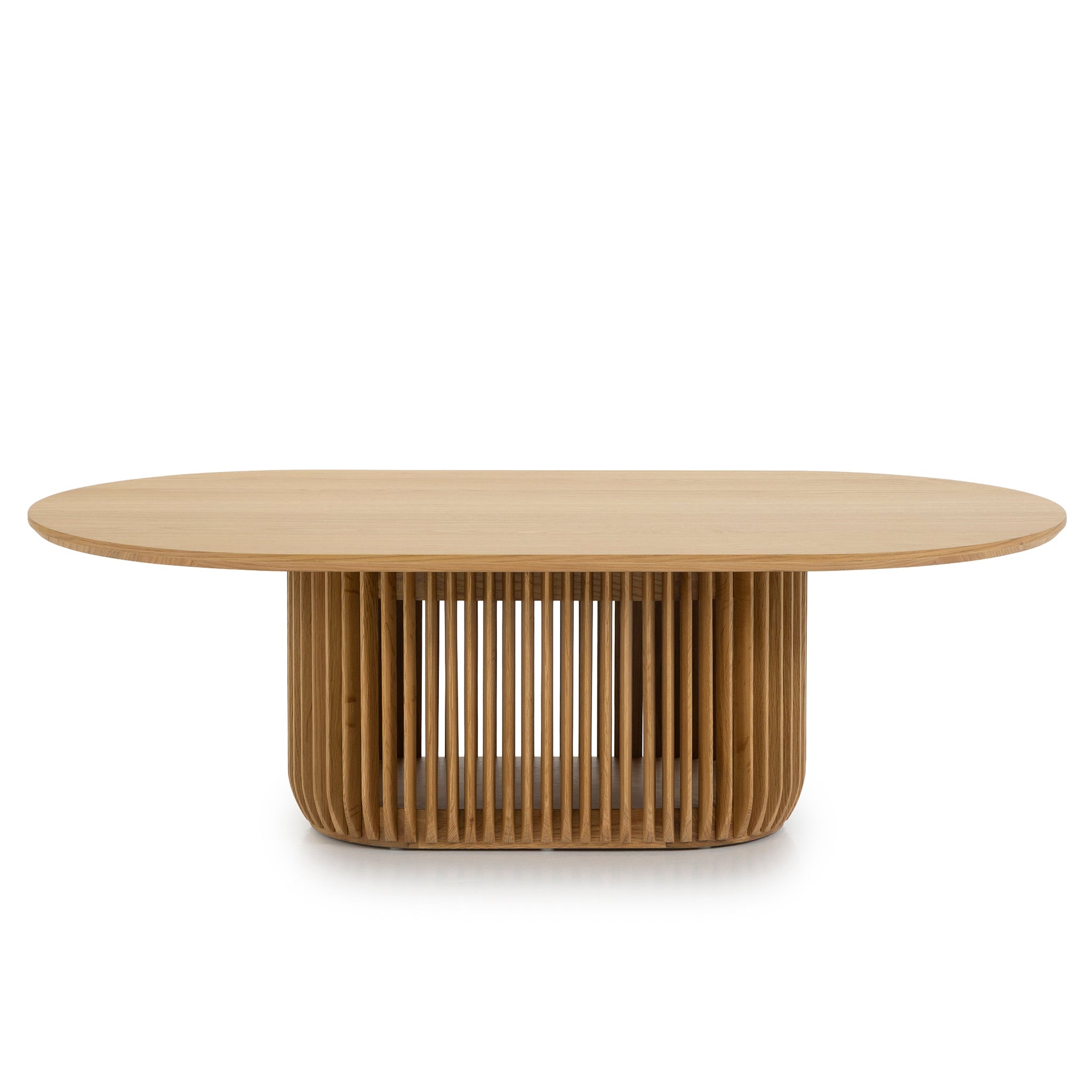 Arvena 1.3m Oval Coffee Table - Natural
