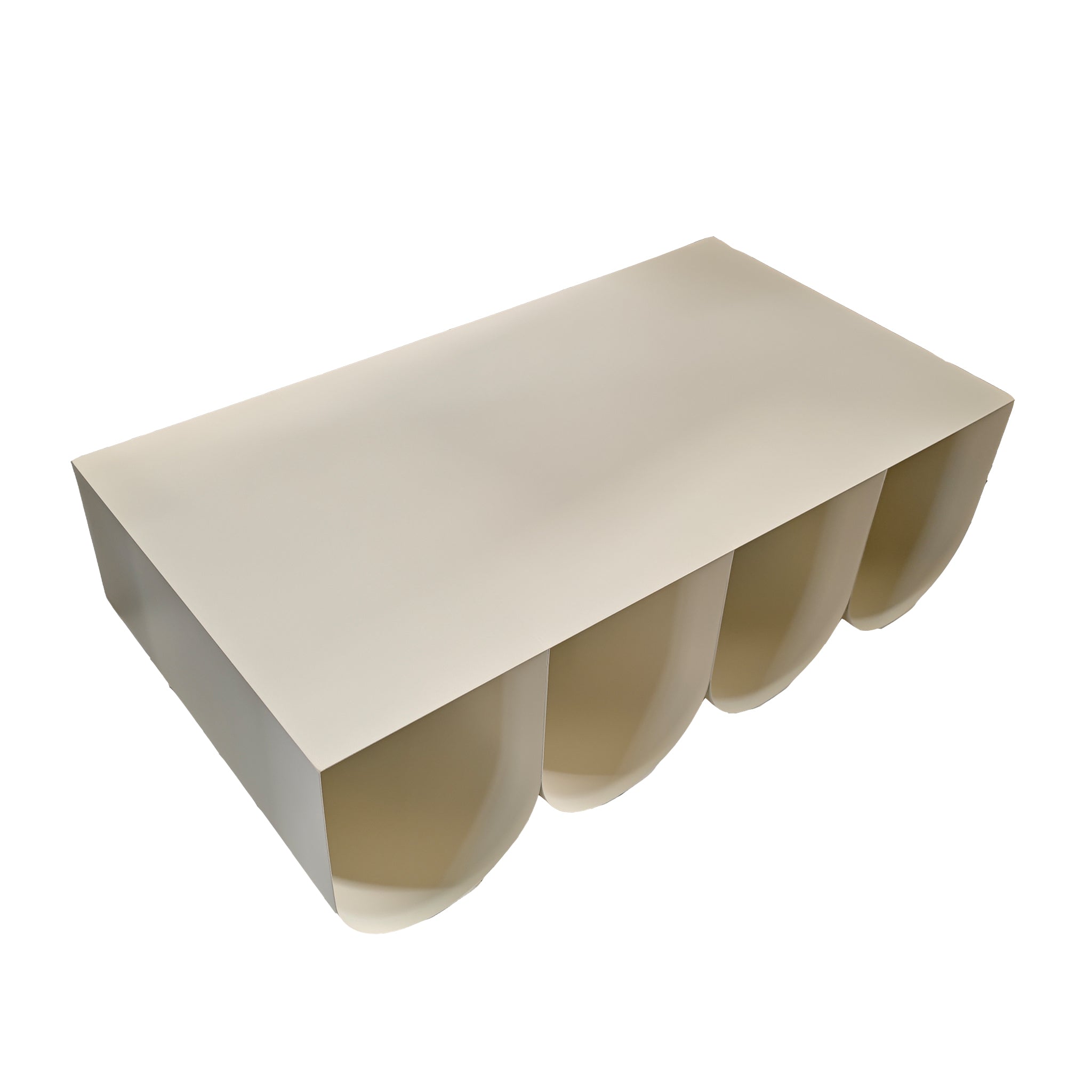 Vionta 1.1cm Coffee Table - Ivory White