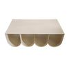 Vionta 1.1cm Coffee Table - Ivory White