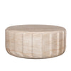 Etrusca 90cm Round Coffee Table - Light Travertine Look