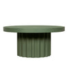 Sovana 90cm Concrete Coffee Table - Green