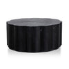Danica 100cm Round Coffee Table - Full Black