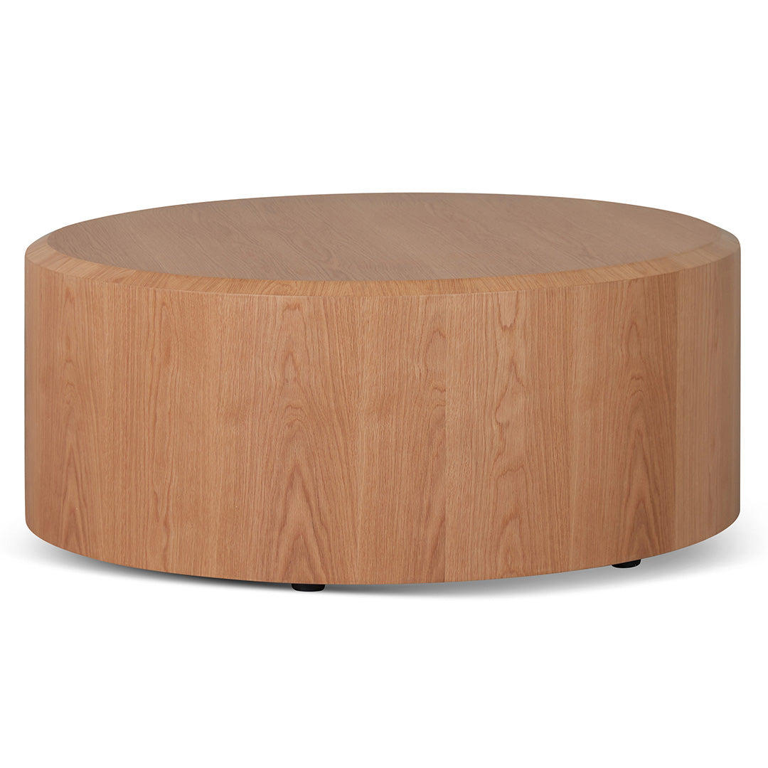 Selma 1.2m Round 50cm High Plinth - Natural Oak