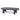 Teresa 140cm Coffee table - Full Black
