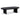 Maxim 1.3m Coffee Table - Full Black
