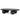 Maxine 1.4m Elm Oval Coffee Table - Full Black